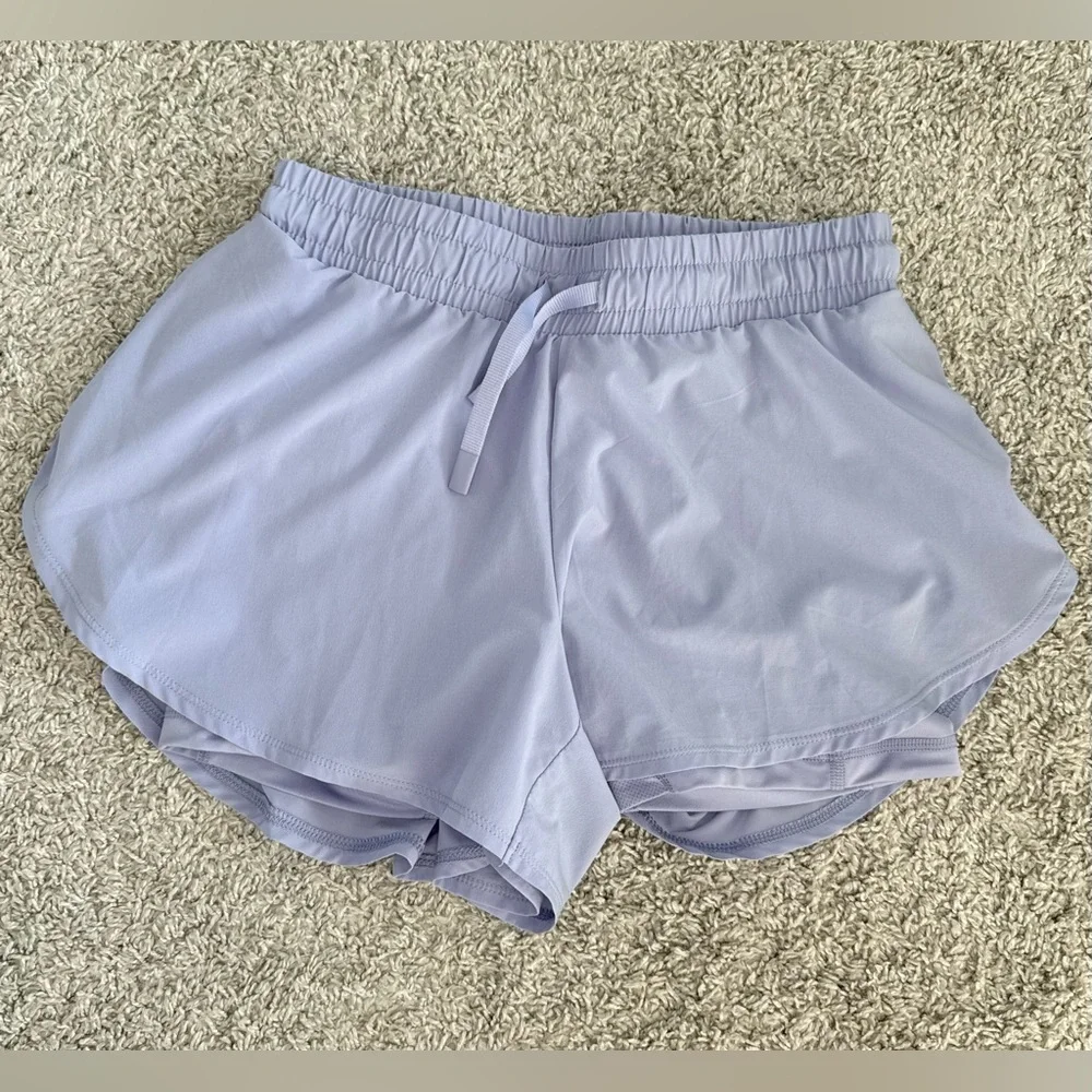 All In Motion Girls Mid-Rise 2 in 1 Flowy Shorts Size Large(10/12)- Set of 2 - Picture 5 of 10